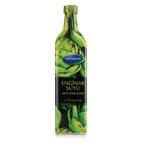 Mecitefendi Artichoke Water (Enginar Suyu), 1 L glass bottle