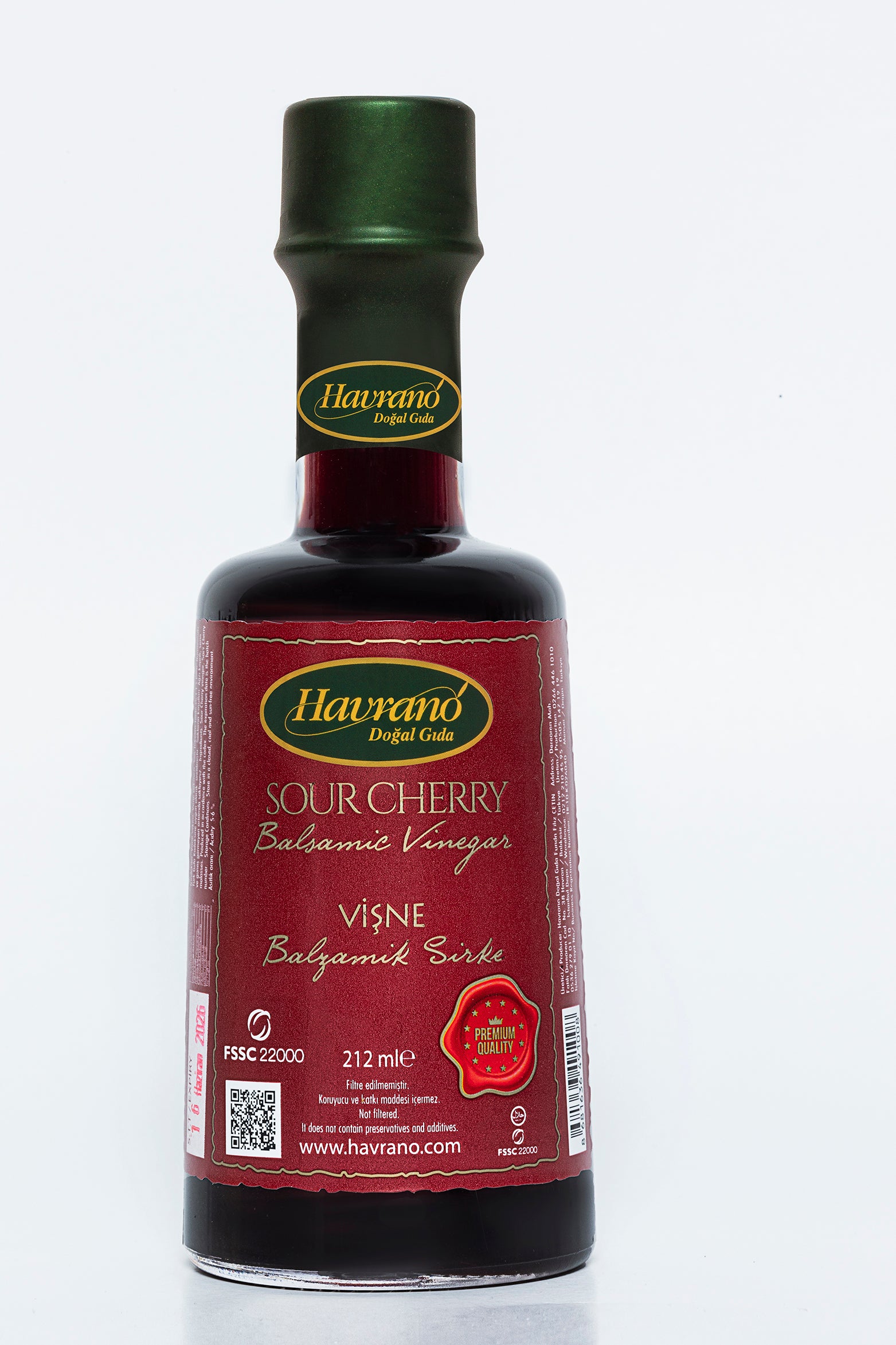 Balsamic Sour Cherry Vinegar - 212ml