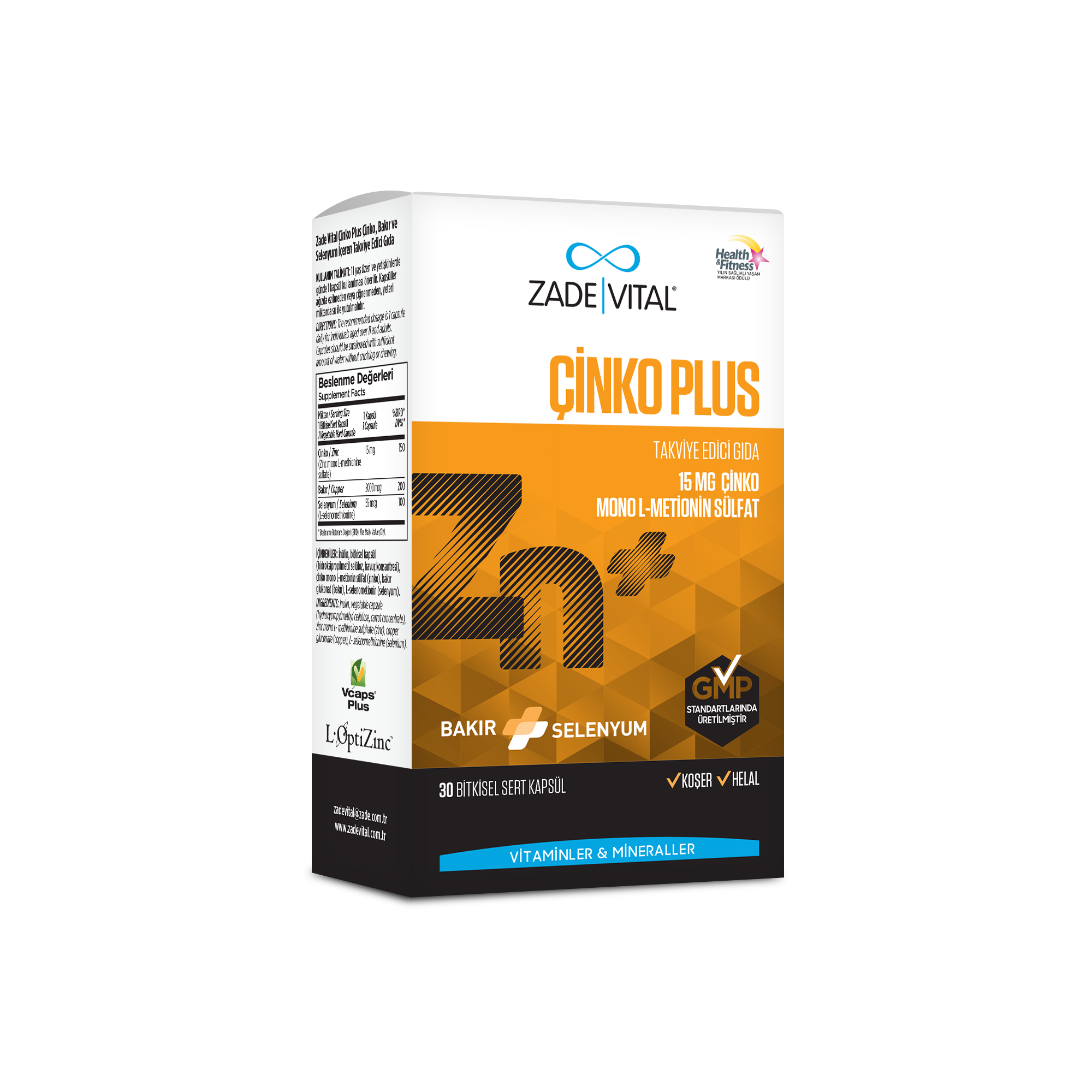 Zinc Plus - 30 Capsules