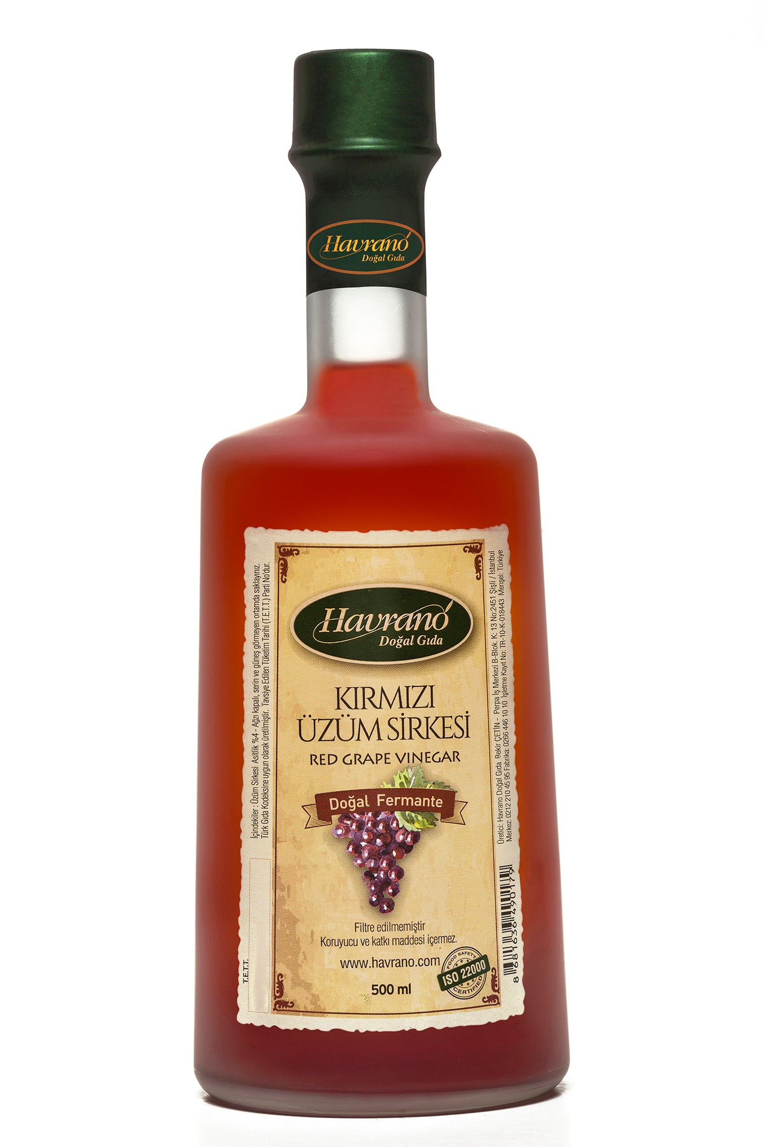 Natural Fermented Red Grape Vinegar - 500ml