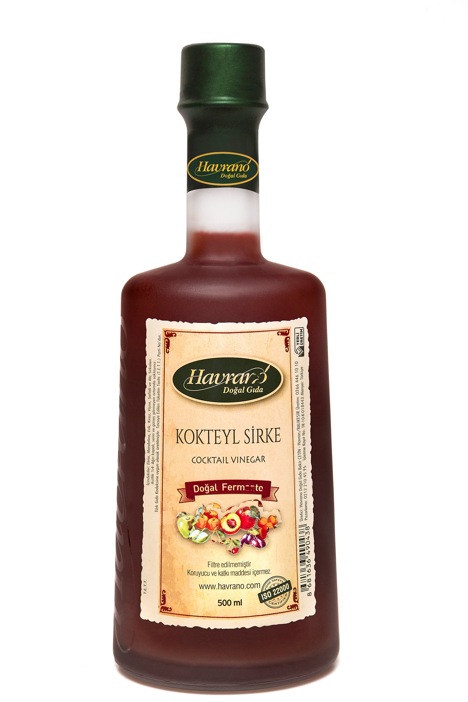 Natural Fermented Cocktail Vinegar - 500ml