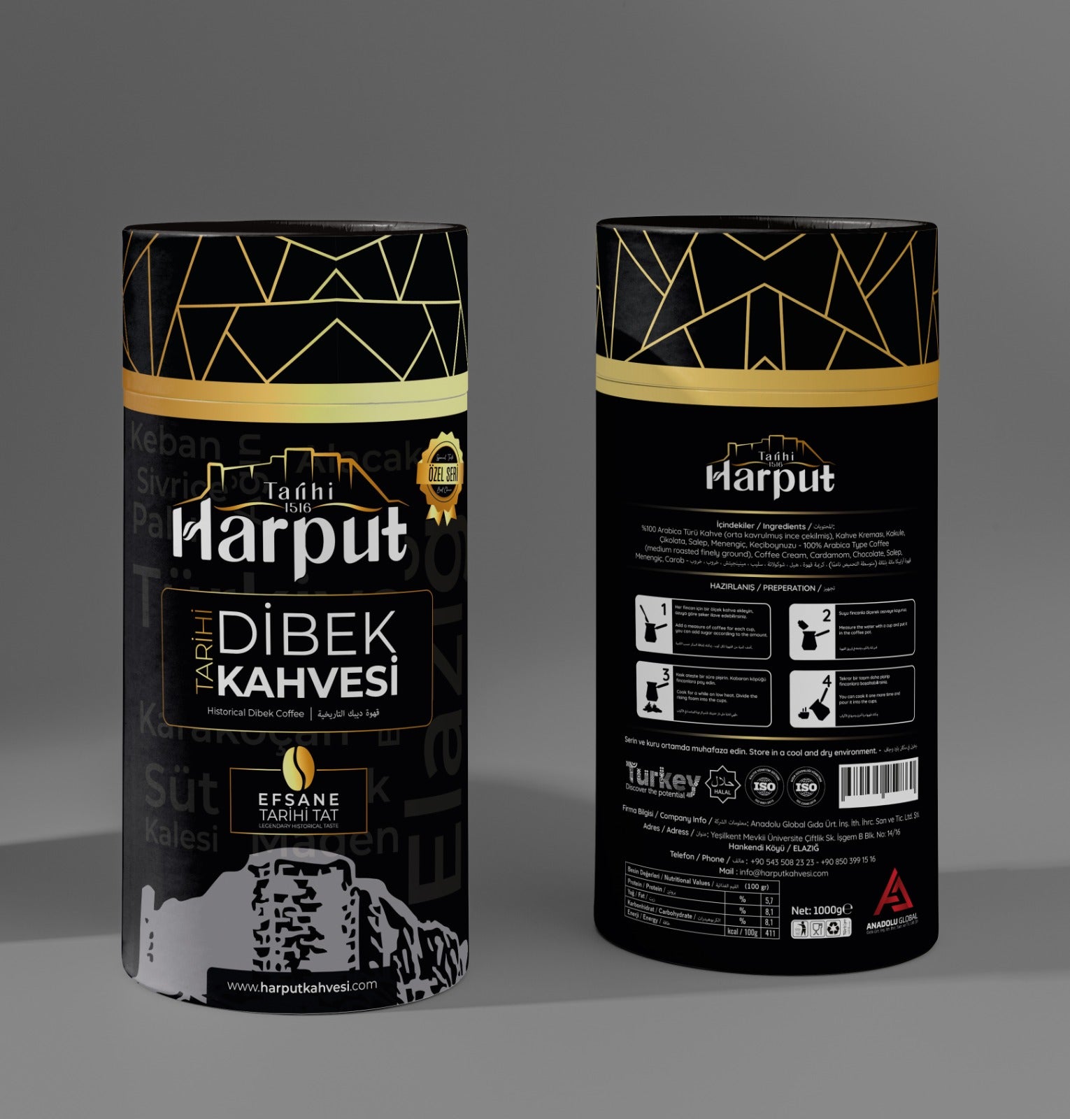 Harput Dibek Koffie - 1000 gr