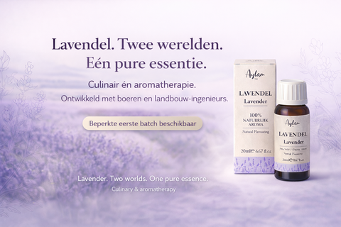 Aylam Lavendel olie 100% natuurlijk aroma voor culinair gebruik en aromatherapiearomatherapie