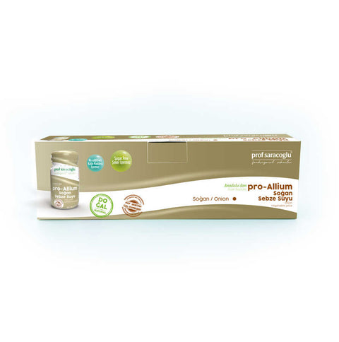 Pro Saracoglu pro-Allium product packaging on a white background