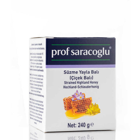 Strained highland honey