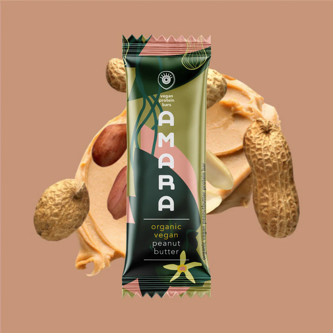 Organic Vegan Peanutbutter Protein Bar Box