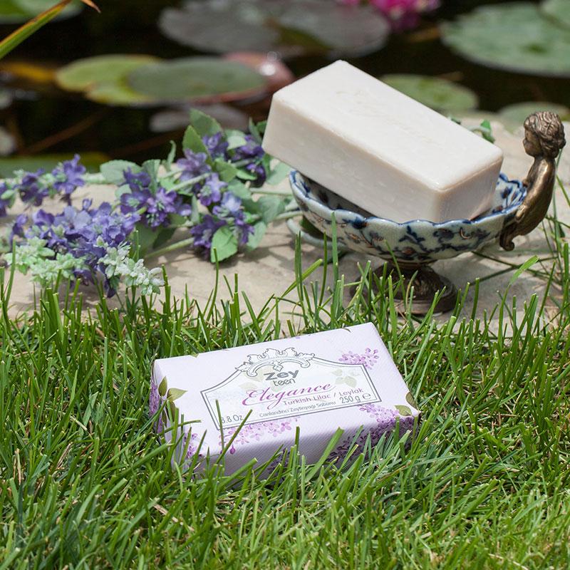 Elegance Series Turkish Lilac Soap - 250 g