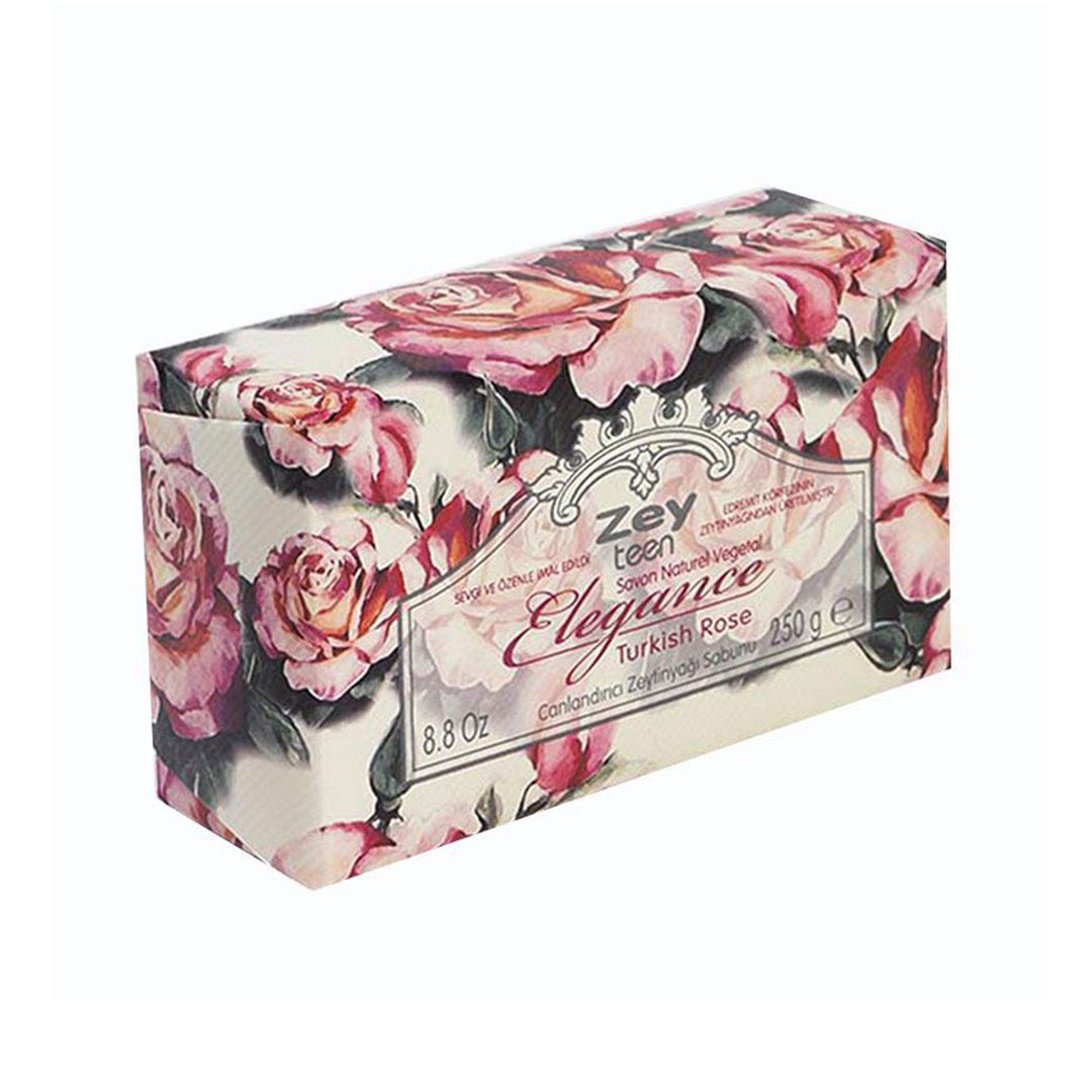 Elegance Series Turkish Rose Soap - 250 g