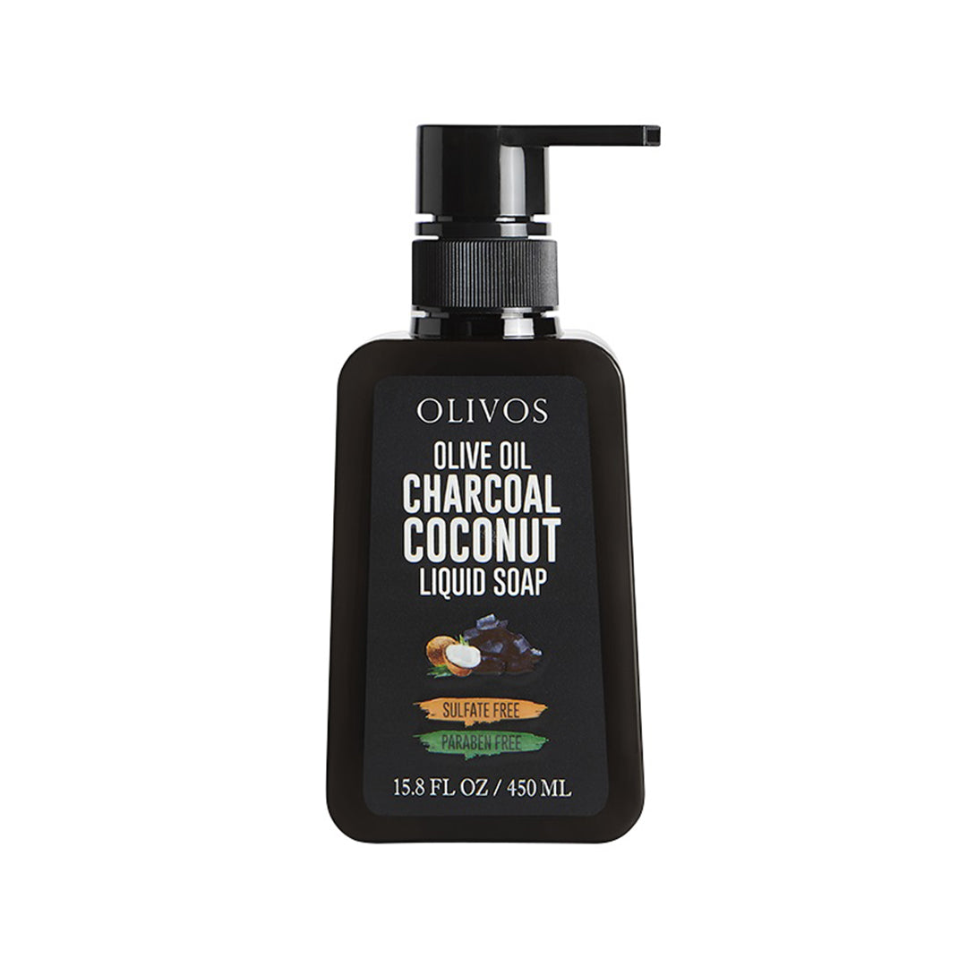 Charcoal Coconut Liquid Soap - 450 ml