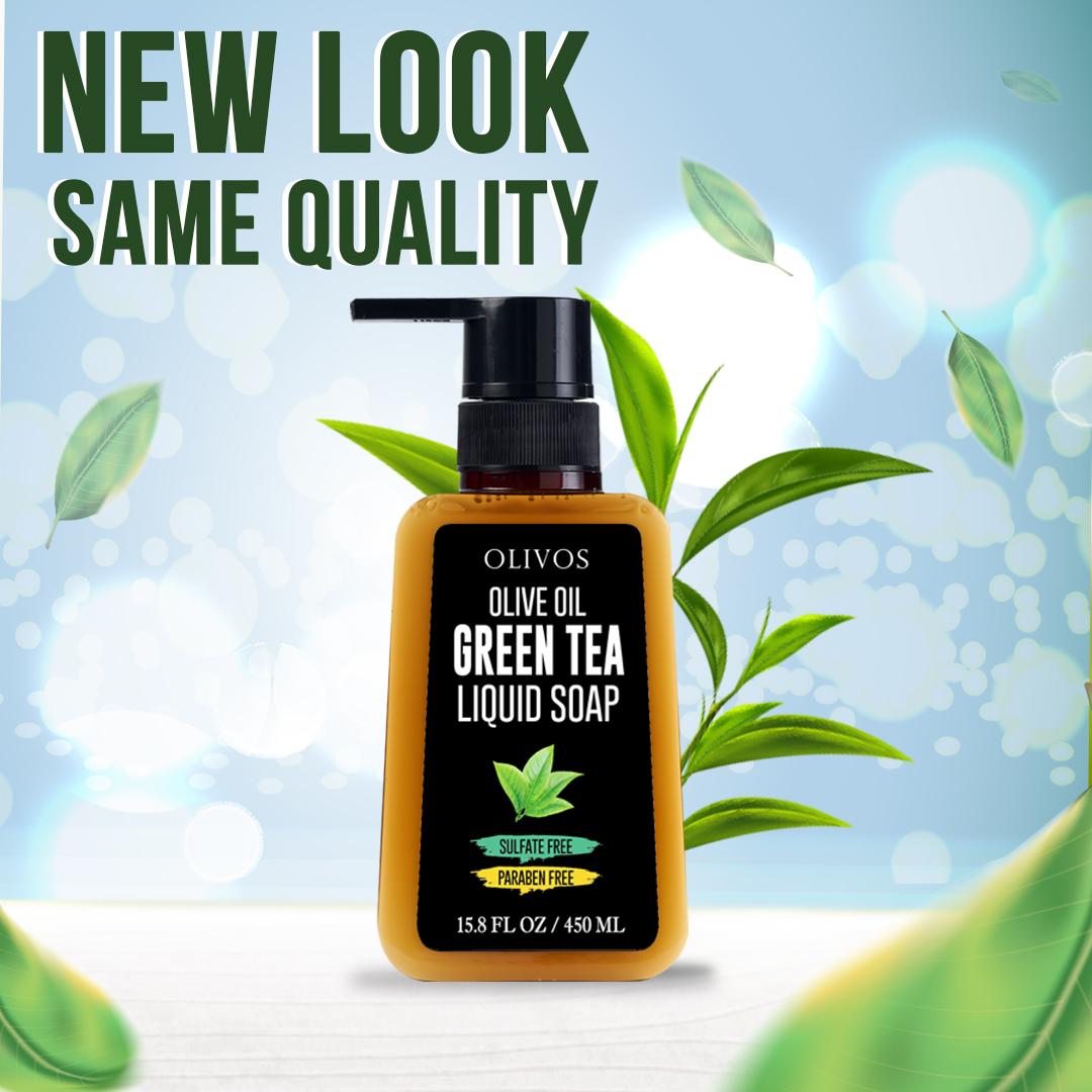 Green Tea Liquid Soap - 450 ml