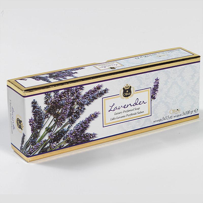 Luxury Series Lavender Soap - 3x100 g