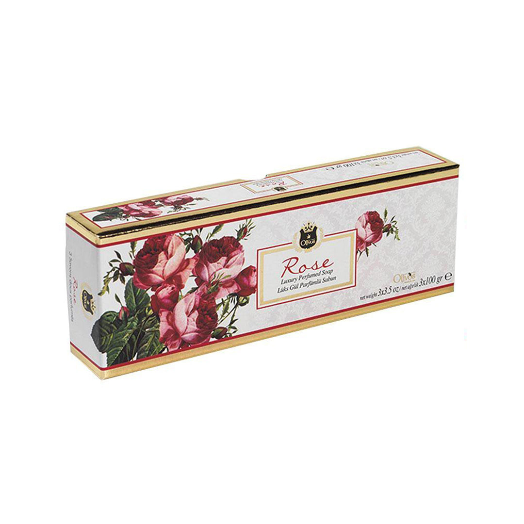 Luxury Series Rose Soap - 3x100 g