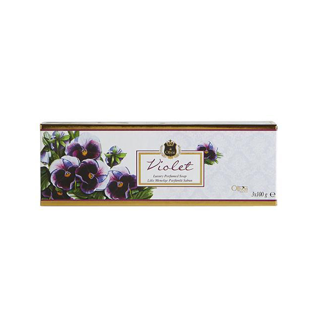 Luxury Series Violet Soap - 3x100 g