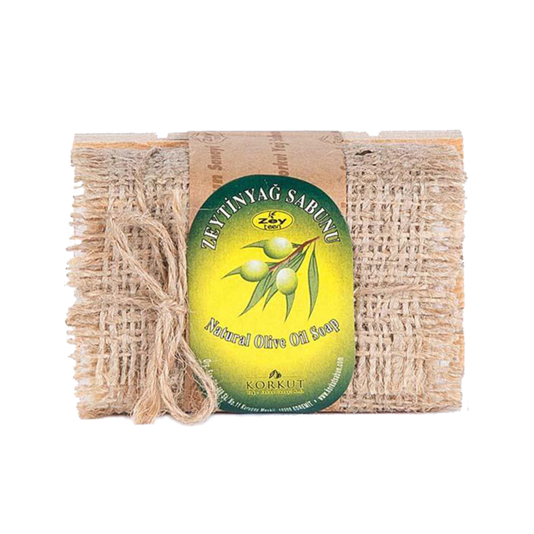 Olive Oil Soap With Wooden Dish - 180 g