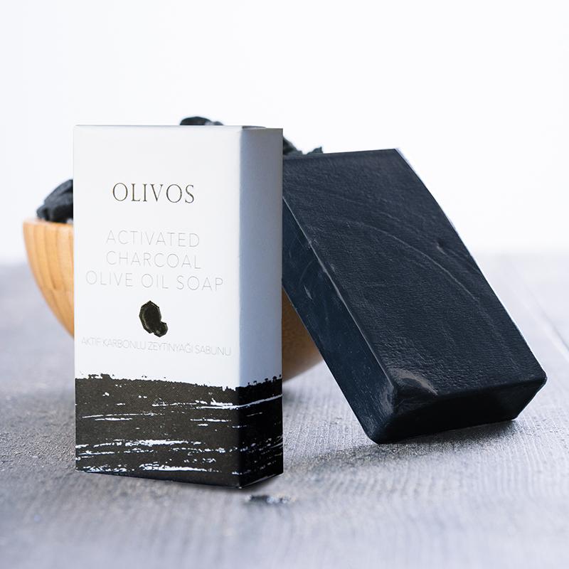 Actived Charcoal Olive Oil Soap - 125 g