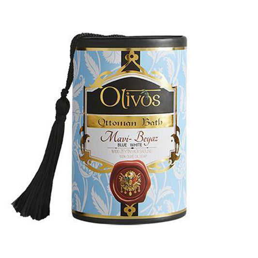 Olivos Osmanlı Hamamı Serisi Mavi - Beyaz Sabun - 2x100 gr
